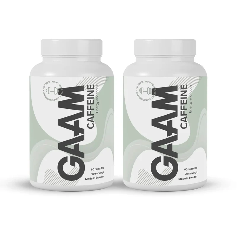 2 x GAAM Caffeine 90 tabs