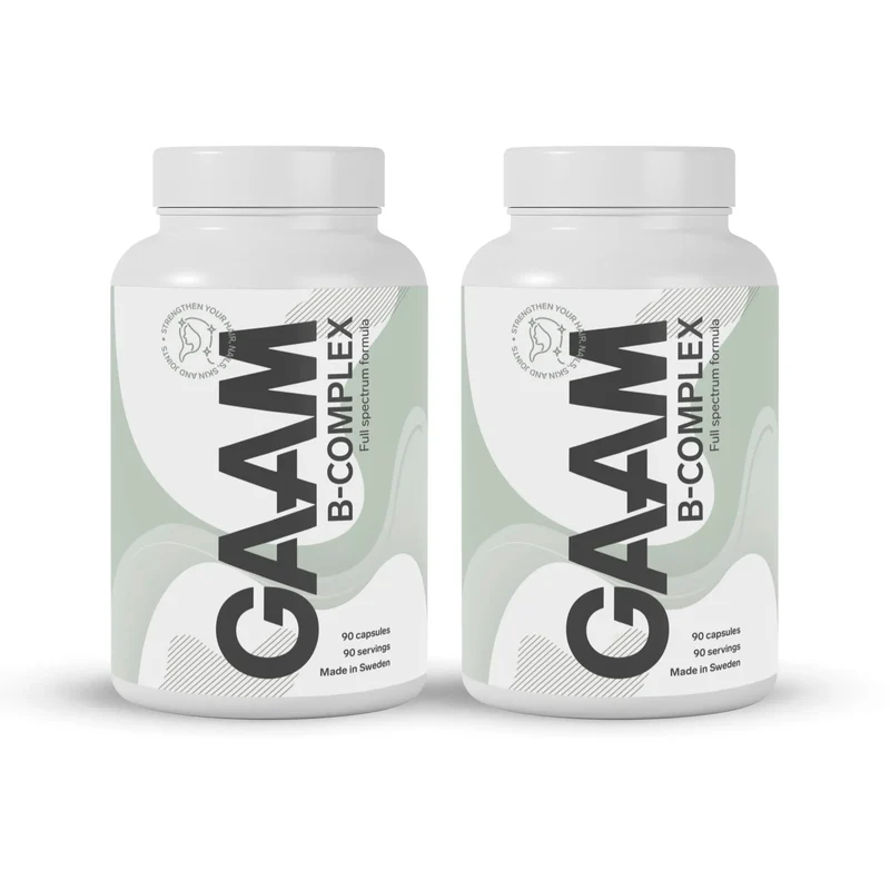 2 x GAAM B-Complex 90 caps