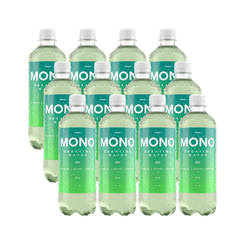 12 x Clean MONO Creatine Water 500 ml Pear
