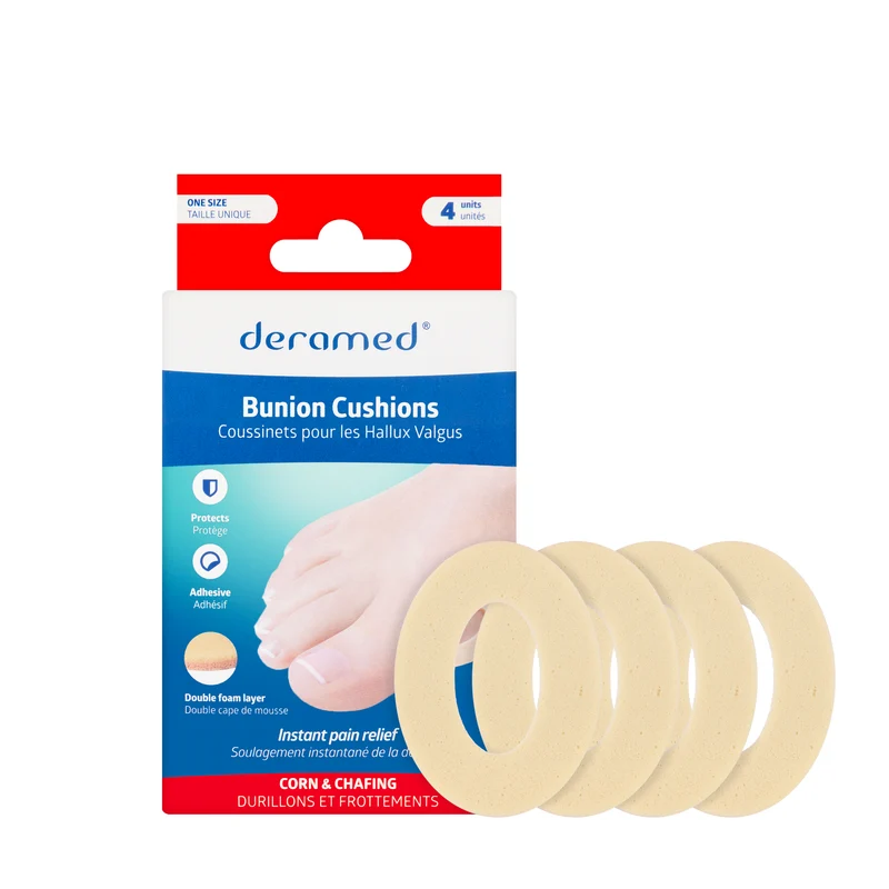 Deramed Bunion Cushions 4 Pieces [F00022-12C]