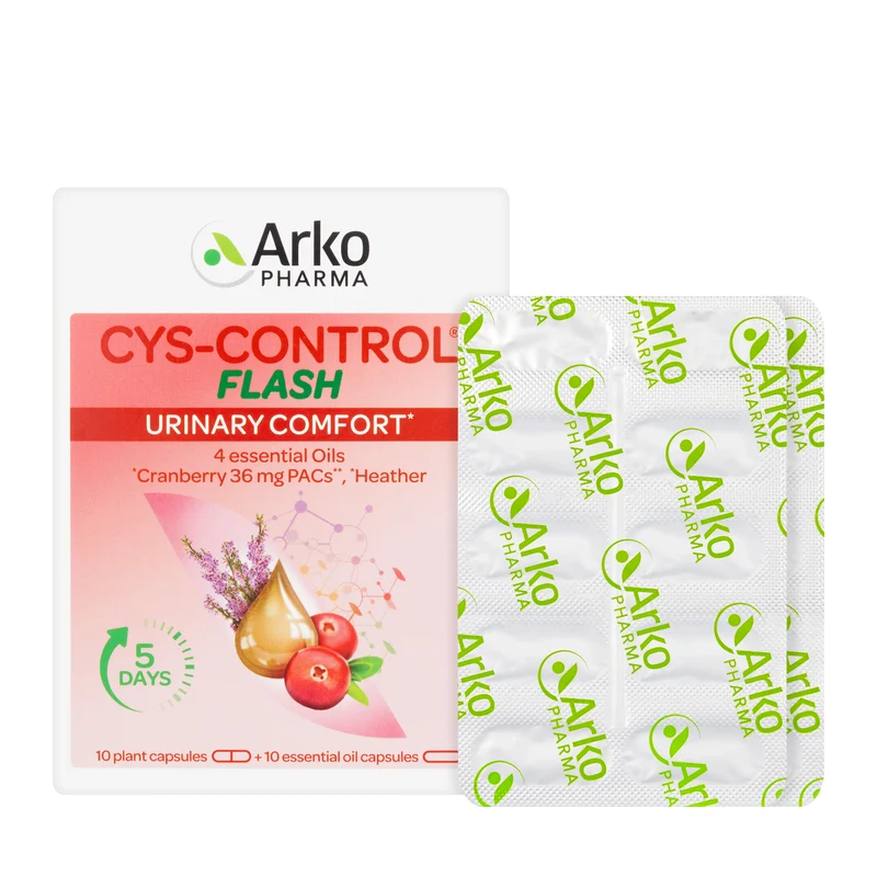 Arkopharma Cys-Control Flash 10 + 10 Capsules