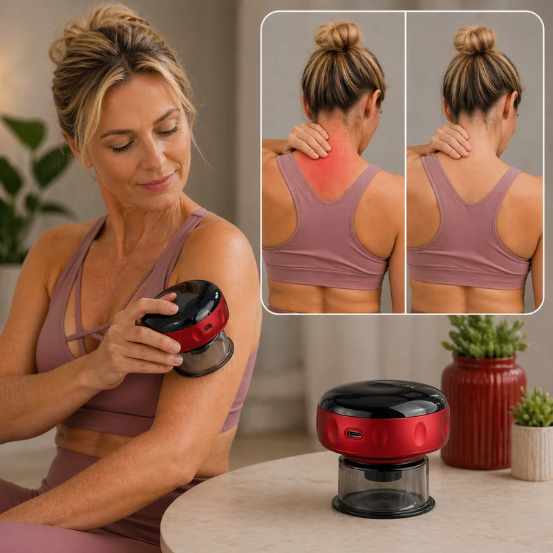 MassaGlow™ | Verzacht spierspanning en voel je binnen enkele minuten energieker!