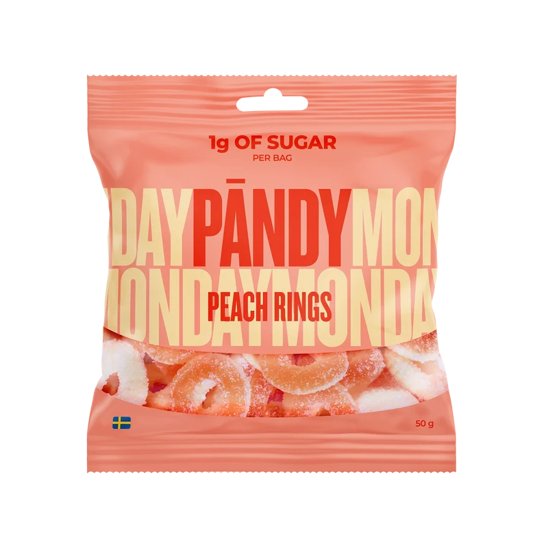 Pändy Candy Peach Rings 50 g