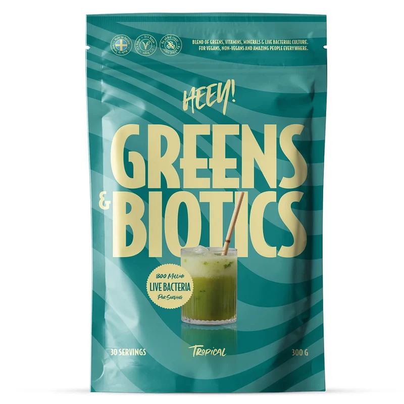 Heey! Greens & Biotics Superfood + Probiotics 300 g