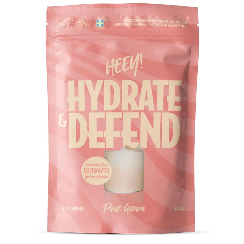 Heey! Hydrate & Defend Electrolytes + Immune Support 240 g