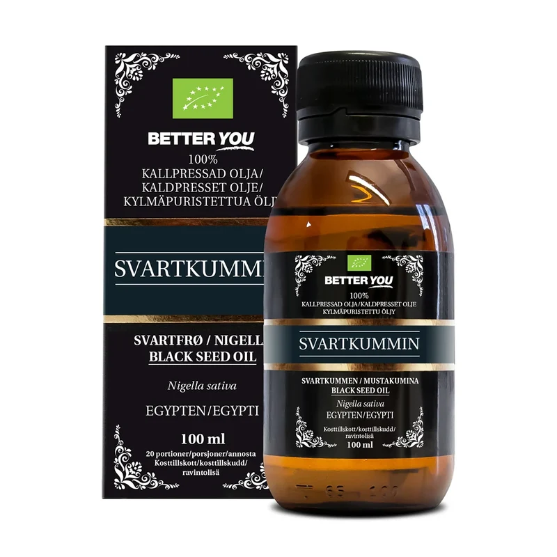 Better You Svartkumminolja EKO Kallpressad - 100ml