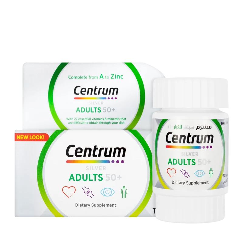 Centrum Silver Adults 50+ 30 Tablets