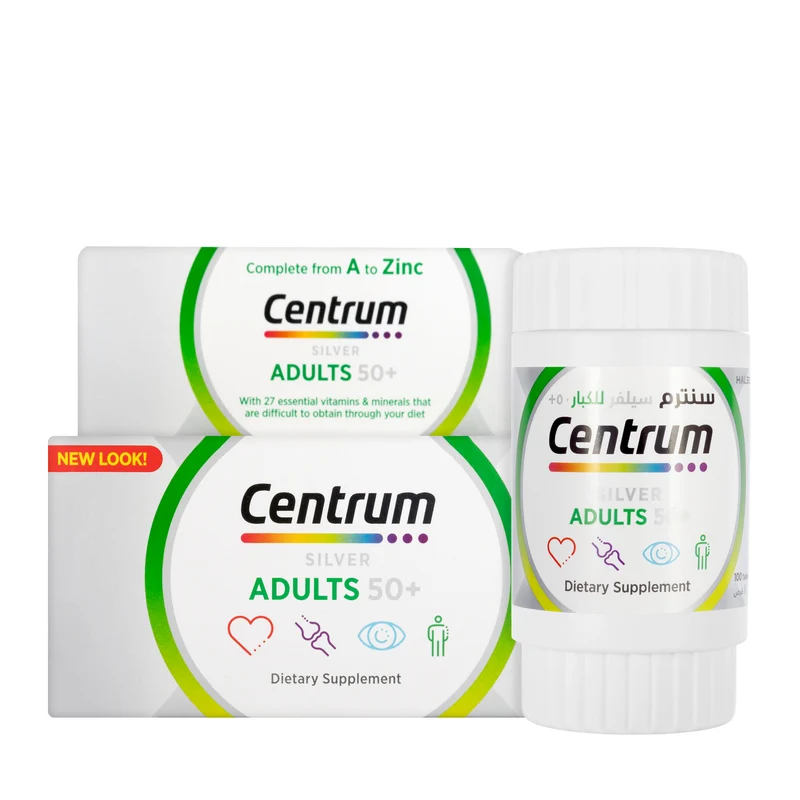 Centrum Silver Adults 50+ 100 Tablets