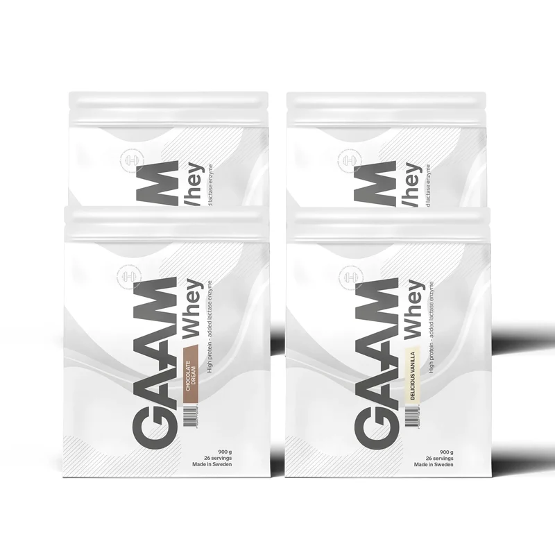 4 x GAAM Whey 900 g
