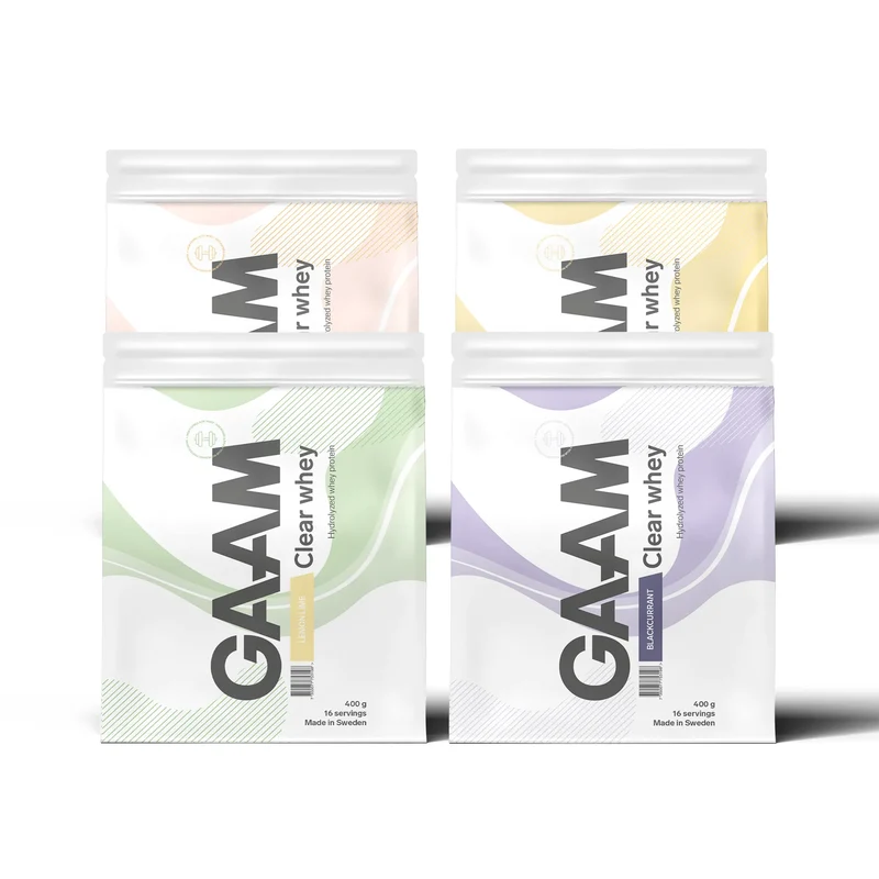4 x GAAM Clear Whey 400 g