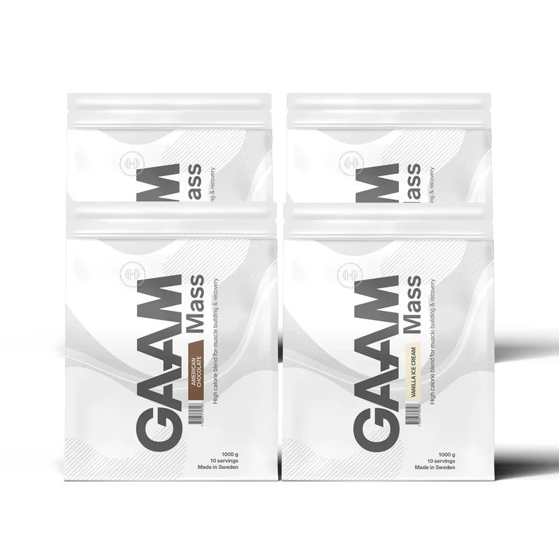 4 x GAAM 100% MASS Premium 1 kg