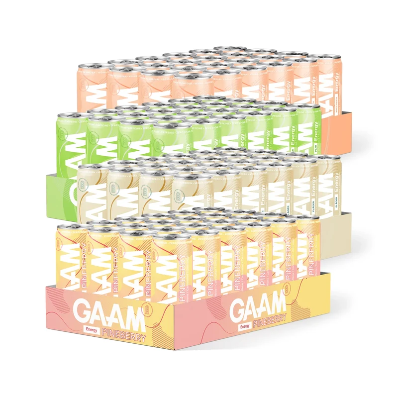 96 x GAAM Energy 330 ml Mixflak