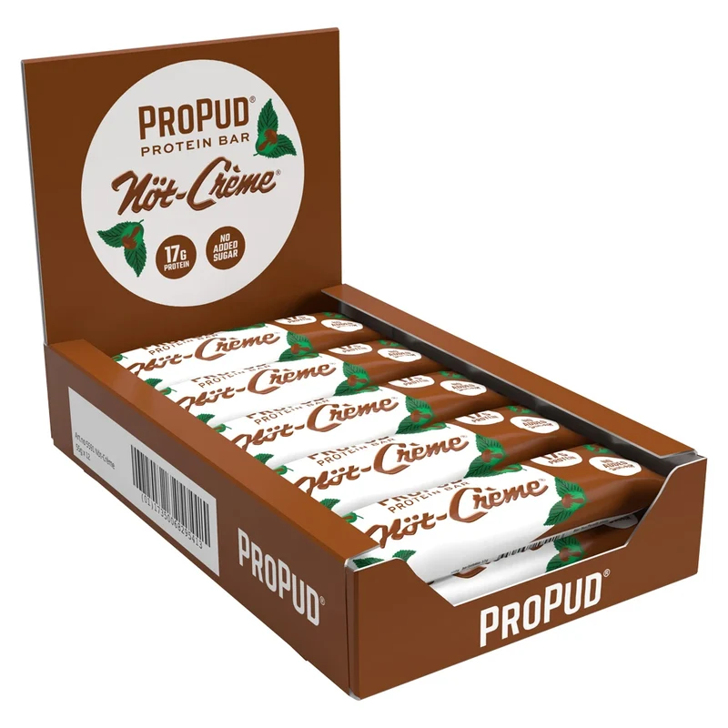 12 x NJIE Propud Proteinbar 55 g Nöt-Creme