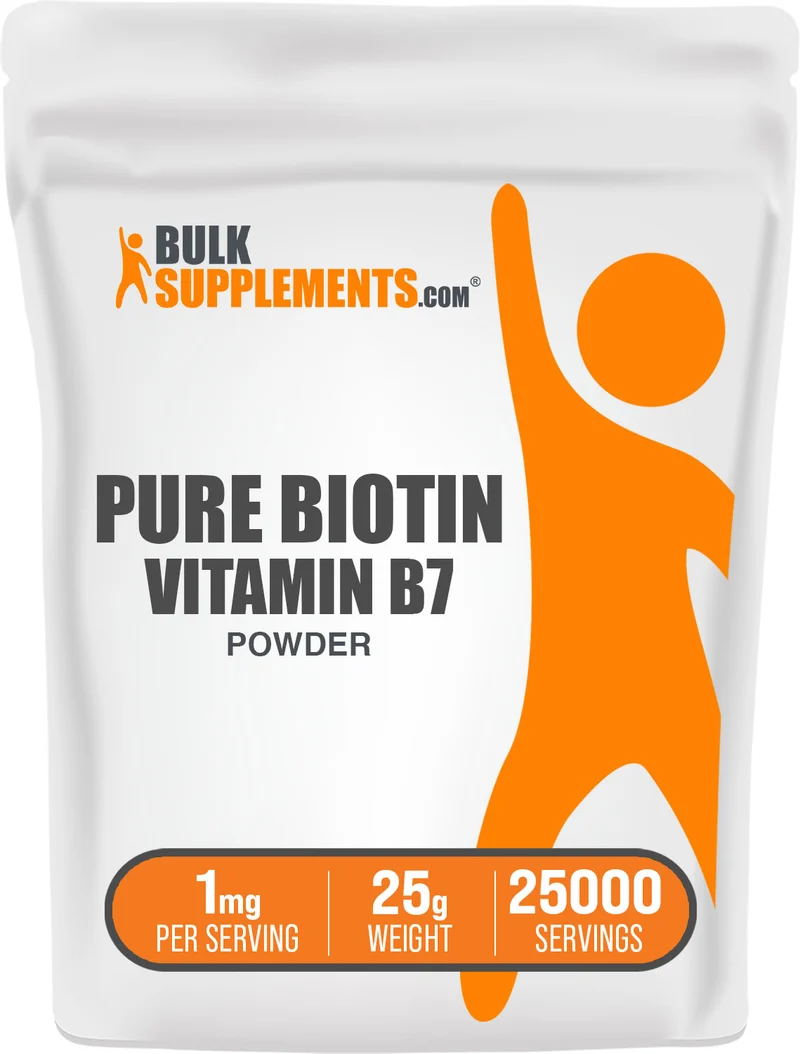Pure Biotin (Vitamin B7) Powder