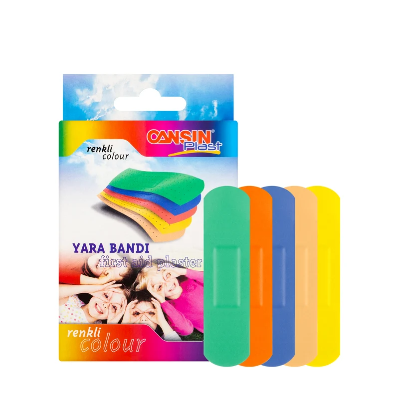 Cansinplast First Aid Colour Plasters 20 Pieces