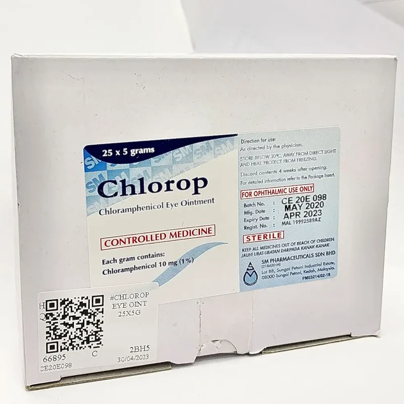 Chlorop Eye Oint 25x5g