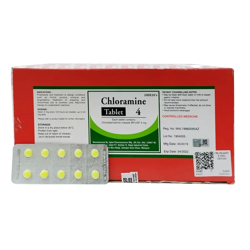 CHLORAMINE 4MG 10S