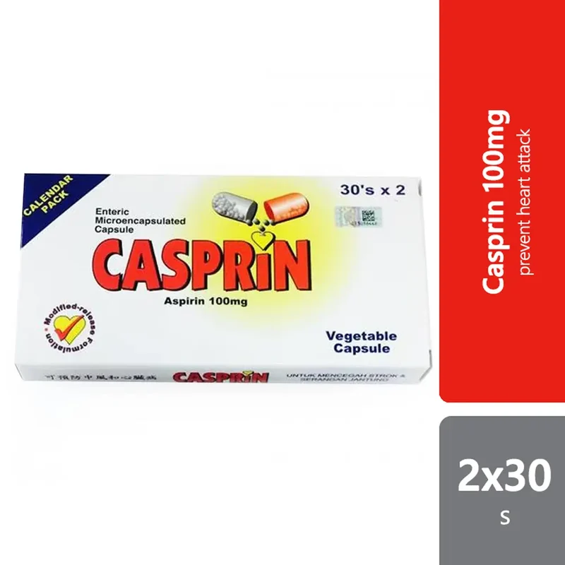 Casprin 100mg 2x30s