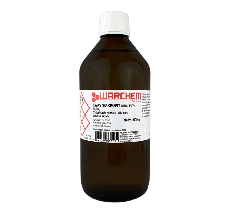 SCHWEFELSÄURE 95% - rein 500ml WARCHEM