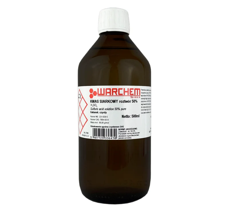 SCHWEFELSÄURE 50% - rein 500ml WARCHEM