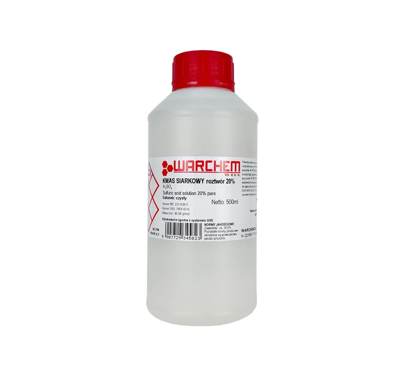 SCHWEFELSÄURE 20% - rein 500ml WARCHEM