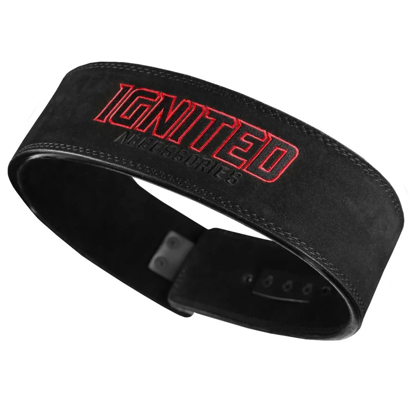 Ignited Adjustable Lever Belt Black