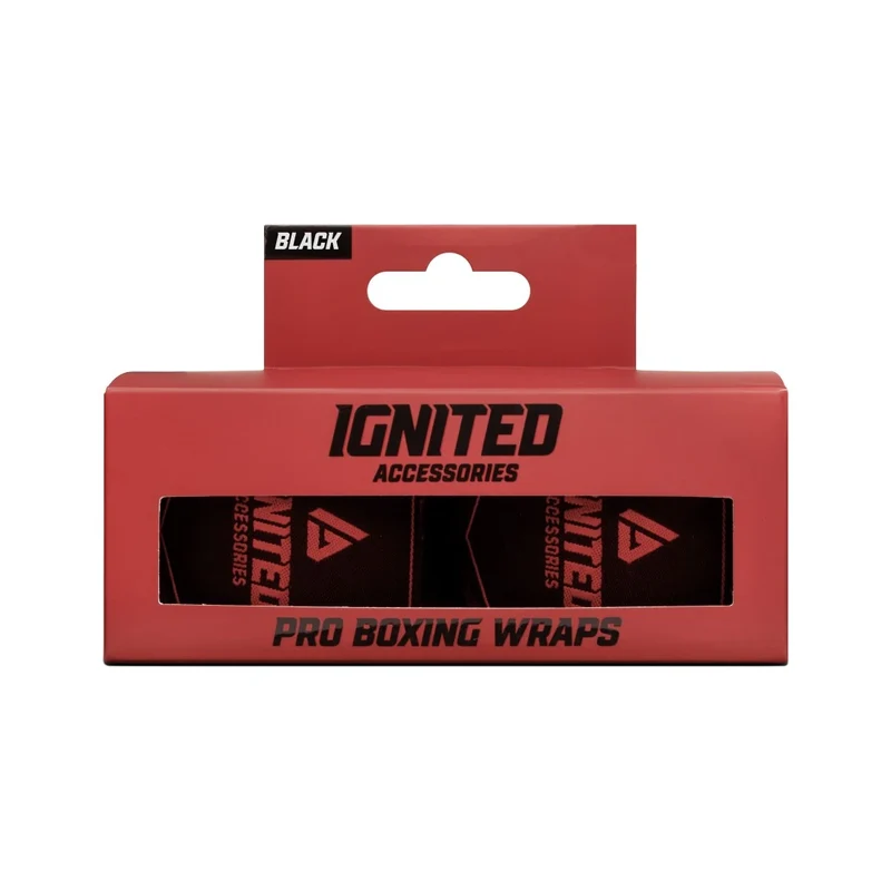 Ignited Boxing Hand Wraps Black 2.5