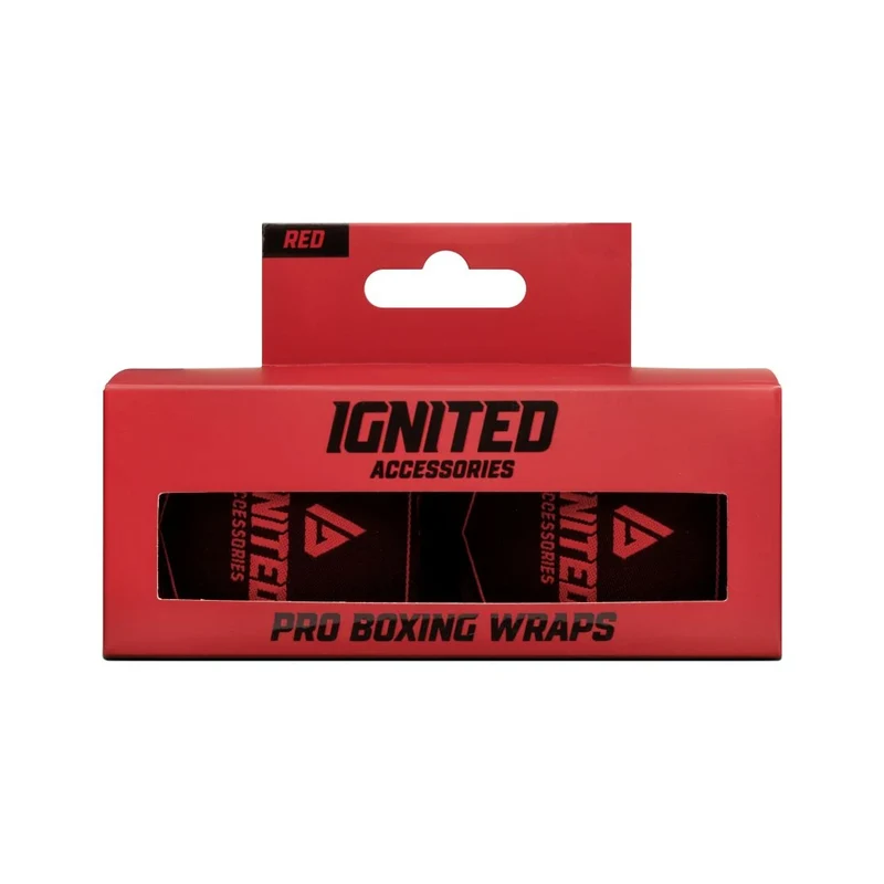 Ignited Boxing Hand Wraps Red 4.5