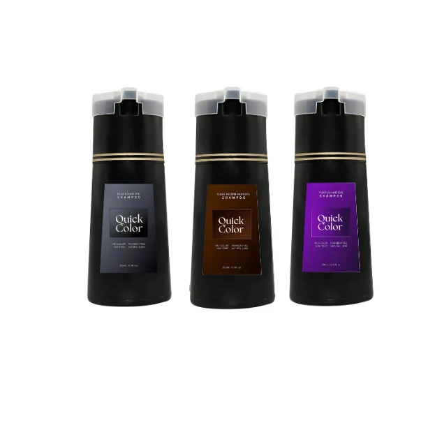 3 x QuickColor™ Haarfarbe | Verwandeln Sie Ihr Haar mühelos mit sofortigem Shampoo