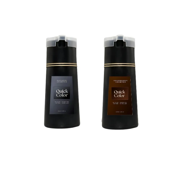 2 x QuickColor™ Haarfarbe | Verwandeln Sie Ihr Haar mühelos mit sofortigem Shampoo
