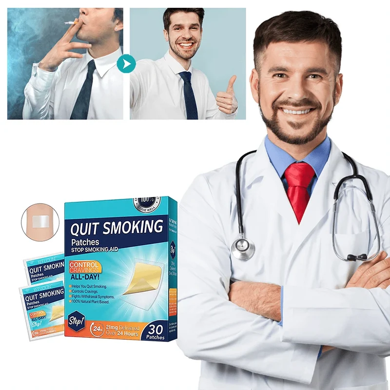 QuickQuit® Pleisters | Stoppen met roken in slechts 24 uur, zonder terugval en ontwenningsverschijnselen!
