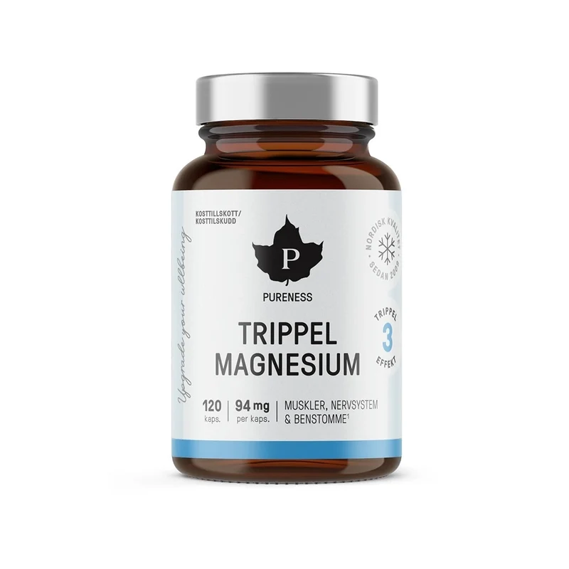 Pureness Trippel Magnesium 120 caps