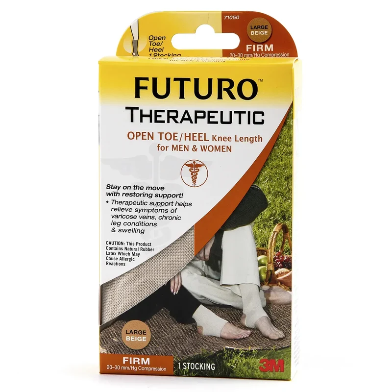 Futuro Open Toe/Open Heel Knee Length Stocking