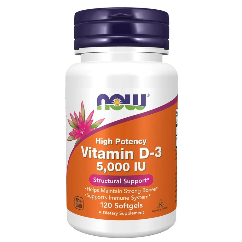 NOW VitaminD-3 5000IU 120 caps