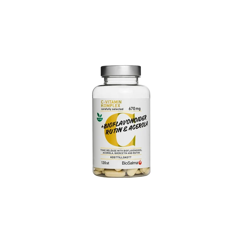 BioSalma C-vitaminkomplex + Bioflavonider 120 tabs