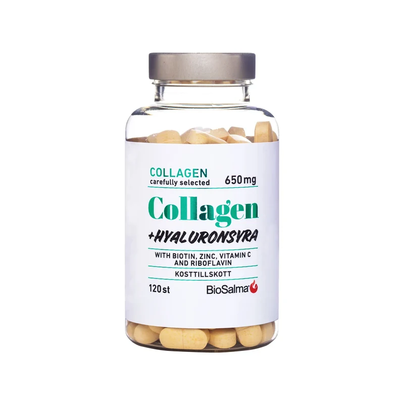 BioSalma Collagen + Hyaluronsyra 120 tabs
