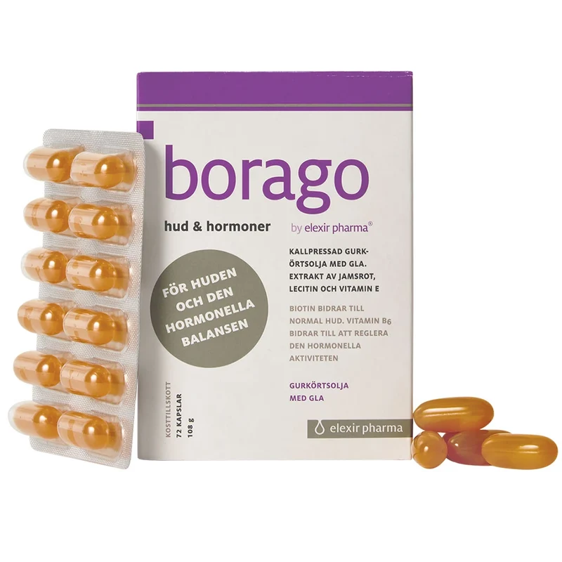 Elexir Pharma Borago 72 caps