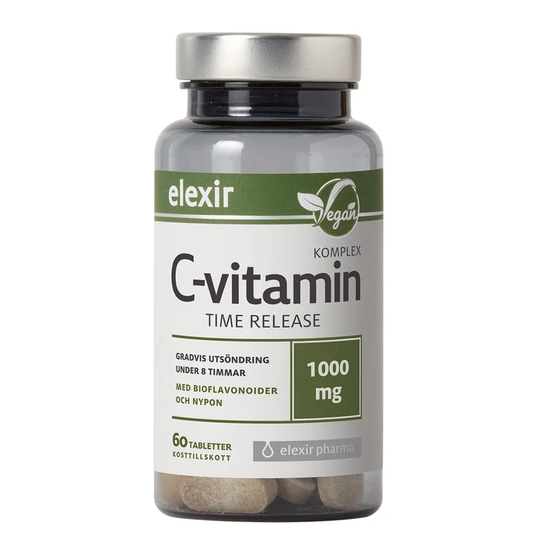 Elexir Pharma C-Vitamin Komplex Time Release 60 tabs