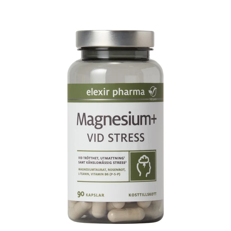 Elexir Pharma Magnesium+ Vid stress 90 caps