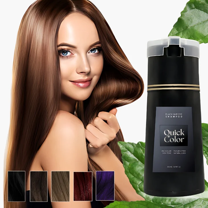 QuickColor™ Haarkleuring | Transformeer je haar moeiteloos met instant shampoo