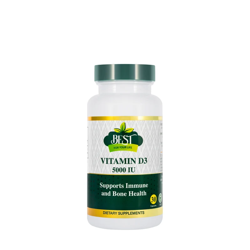 Best Vitamin D3 5000 IU 30 Capsule
