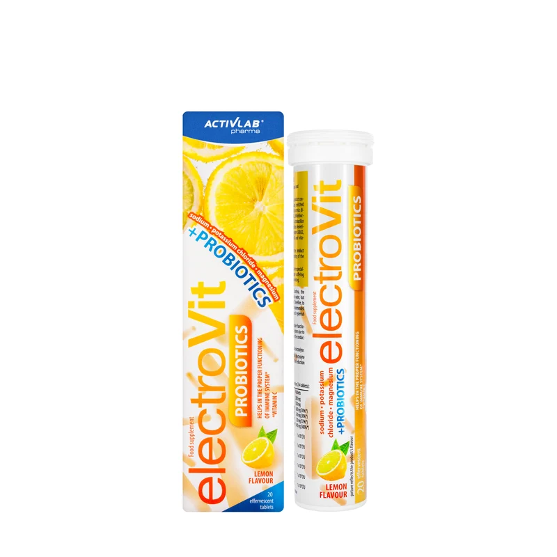 Activlab Electrovit+Probio Lemon 20 Effervescent Tablet