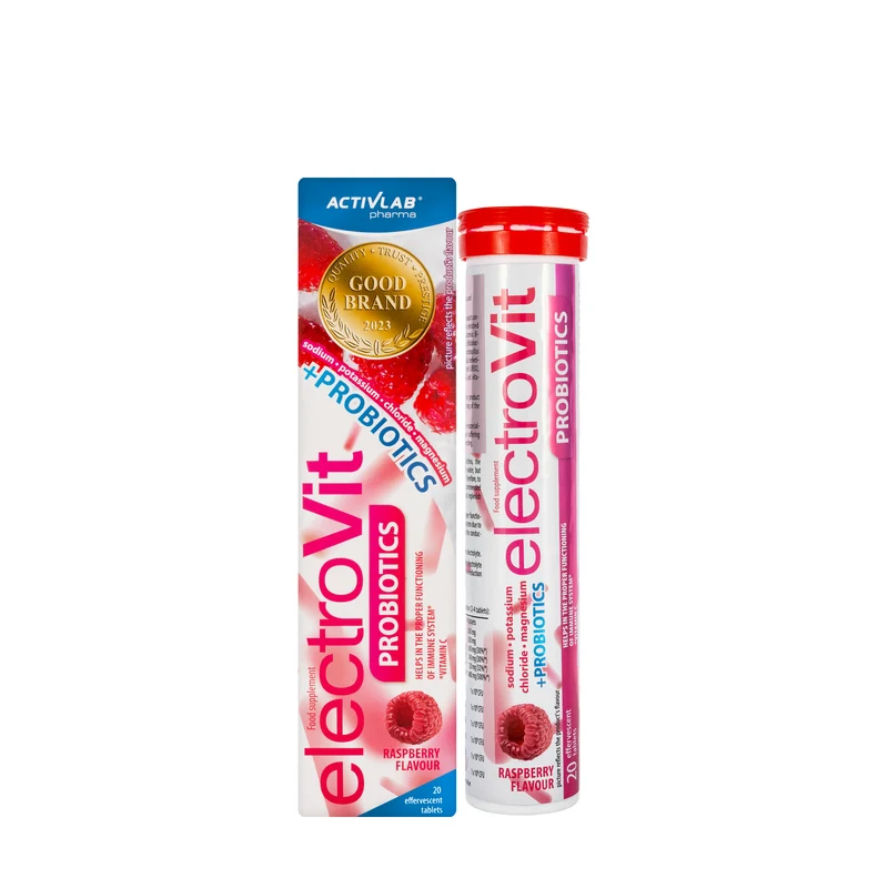 Activlab Electrovit+Probio Raspberry 20 Effervescent Tablet