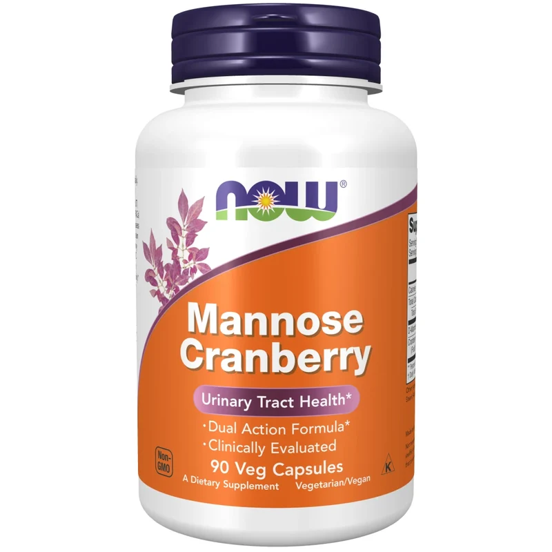 NOW Mannose Cranberry 90 caps