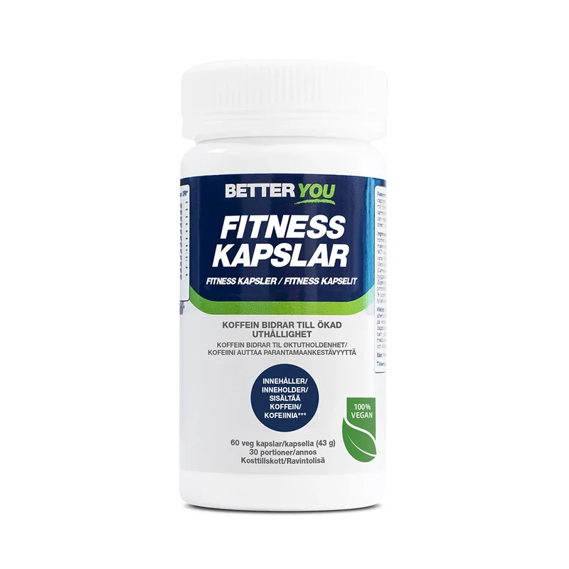 Better You Fitness Kapslar med koffein 60 caps