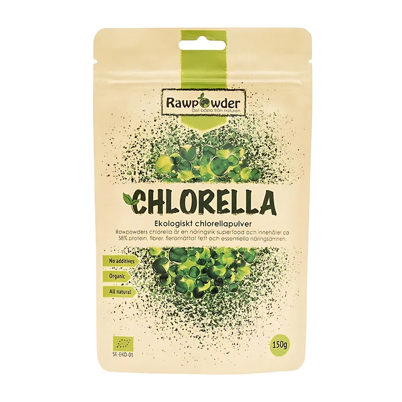 Rawpowder Chlorella pulver 150 g