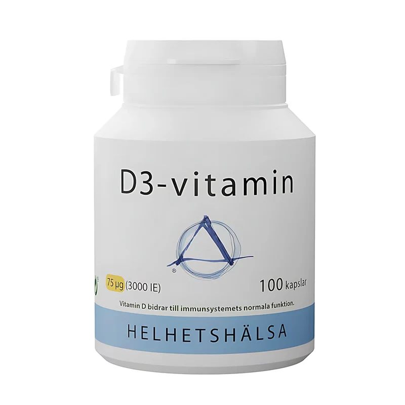 Helhetshälsa D3-Vitamin 75 µg 100 caps
