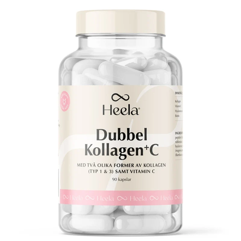 Heela Dubbel Kollagen + C 90 caps