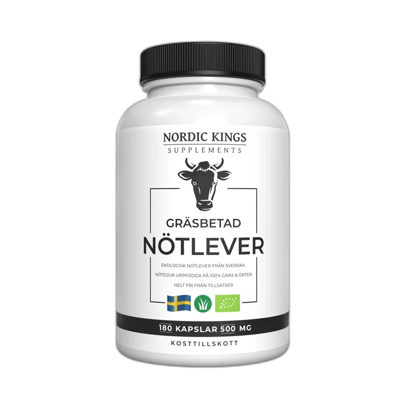 Nordic Kings Gräsbetad Nötlever EKO 180 caps