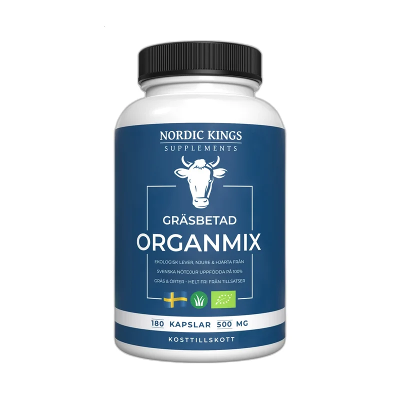 Nordic Kings Gräsbetad Organmix EKO 180 caps